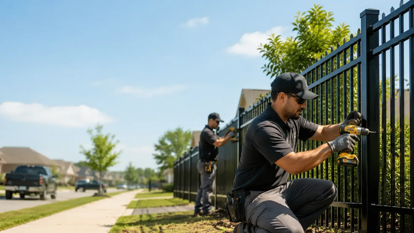 Metal Fence Installation in Boissevain, VA